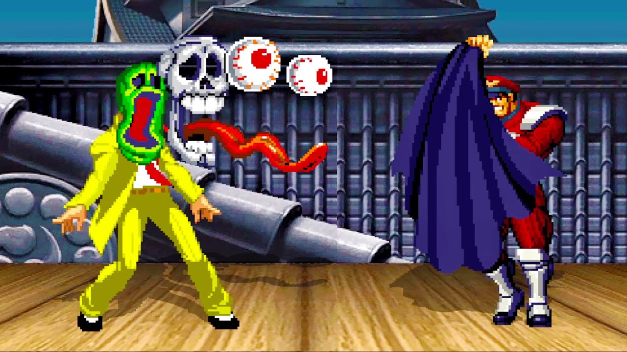 THE MASK vs M BISON Ultimate HIGH LEVEL INSANE EPIC FIGHT!