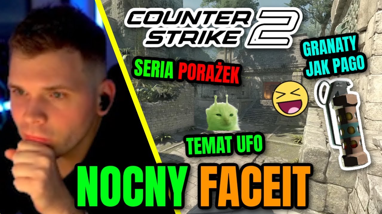 GUCIO I CS2 | NOCNY FACEIT | NAUKA GRANAT&Oacute;W NIE POSZŁA W LAS | WITEK MA DOŚĆ | UFO #h2p_gucio #cs2
