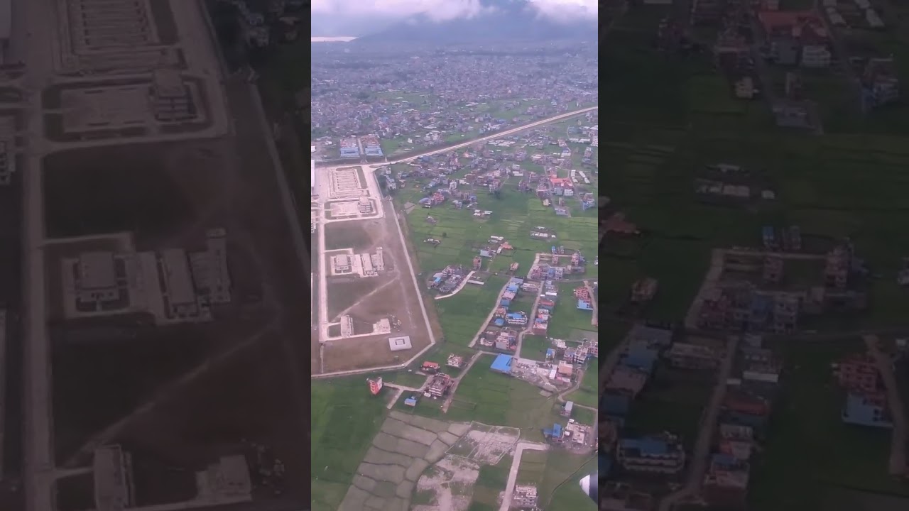 top view of new pokhara international airport
