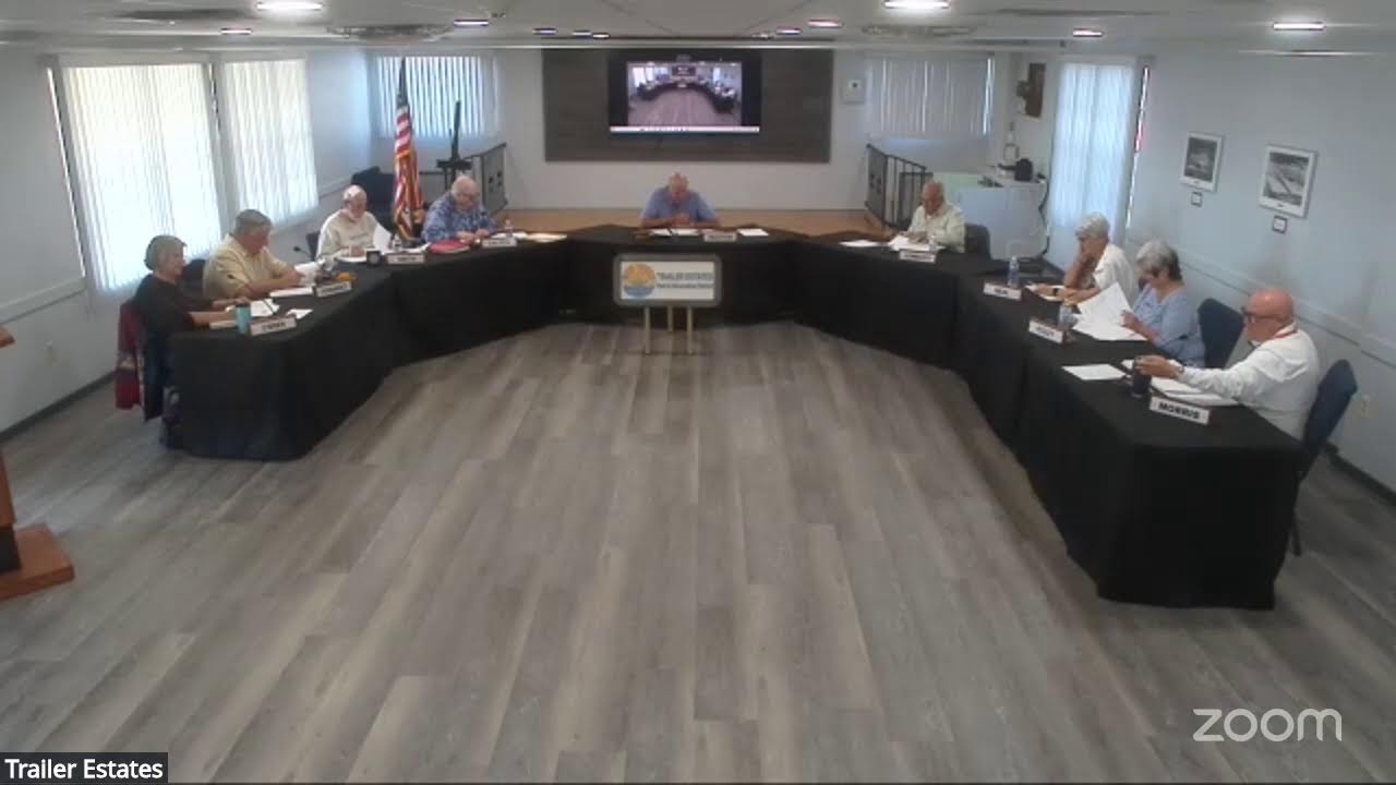 Trailer Estates Board of Trustee Meeting and Workshop 2-3-2026