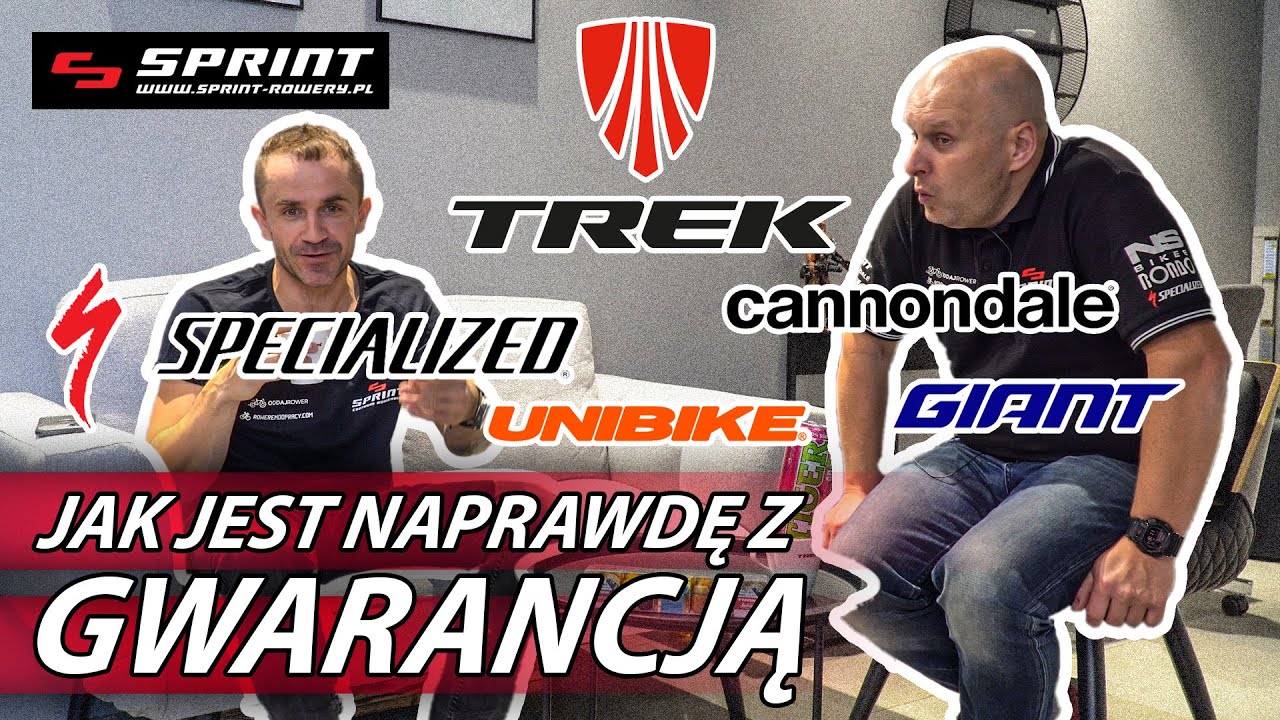 Jak jest naprawdę z GWARANCJĄ, współpracą z: Specialized, Trekiem, Cannondale, Giantem czy Unibike