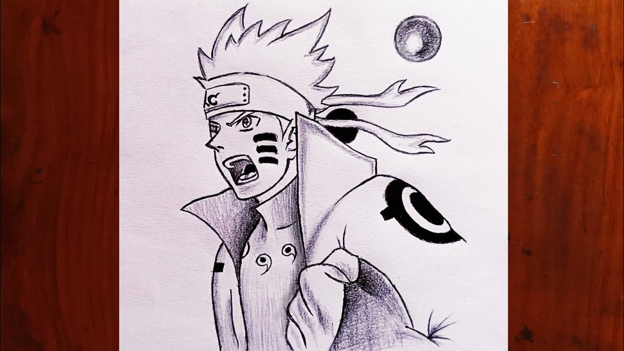 How To Draw Naruto Six Paths Sage Mode