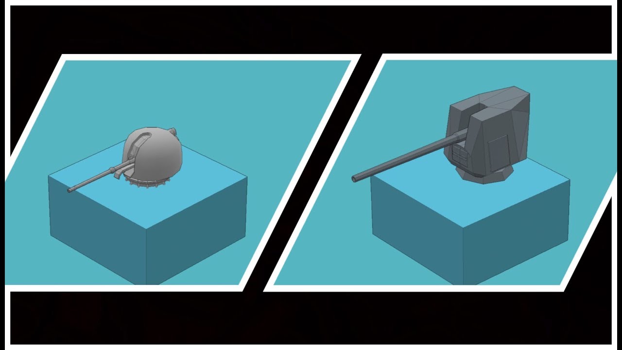 Warship Craft - Which Gun Is Better? (76mm VS 127mm)