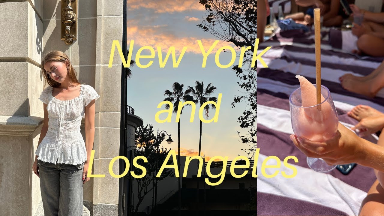 food, shopping & places to go | nyc and la vlog