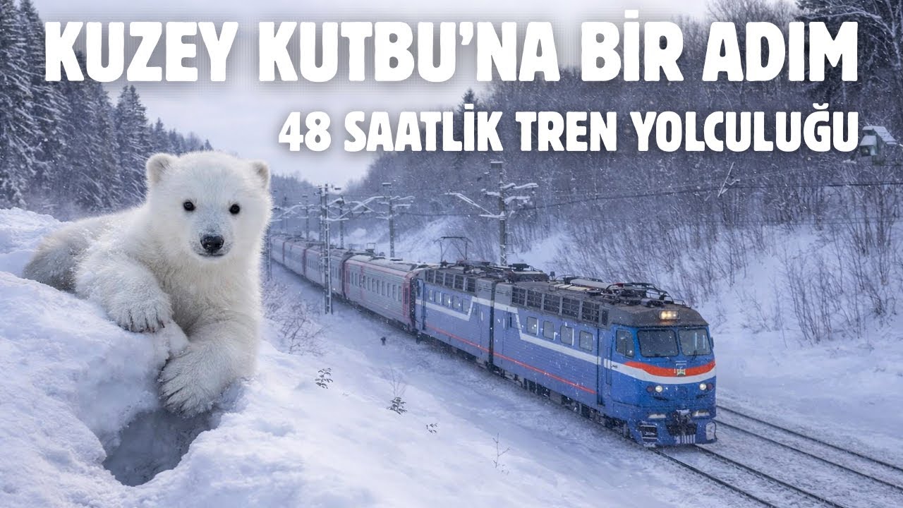 KUZEY KUTBU'NA BİR ADIM ❄️ | 48 SAATLİK TREN YOLCULUĞU (Moskova - Vorkuta)