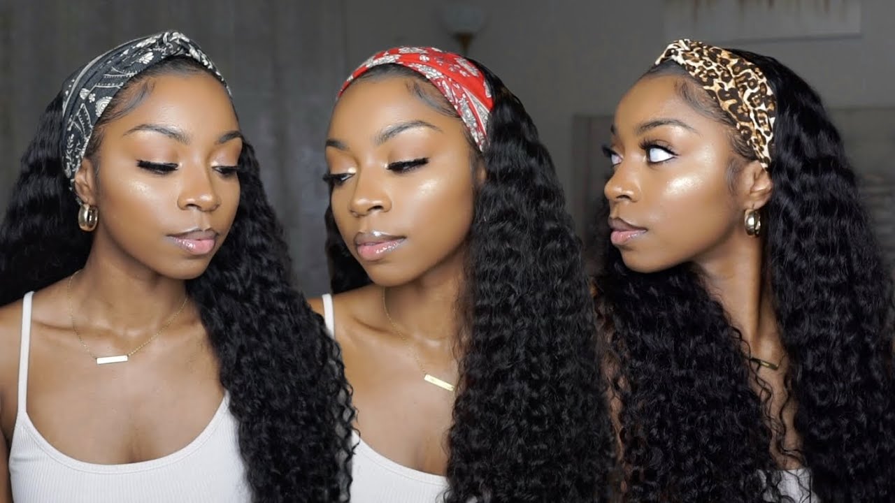 YOU NEED THIS CURLY HEADBAND WIG! 😍 No Lace, No Glue, No Work Glueless Wig Install | Alipearl Hair