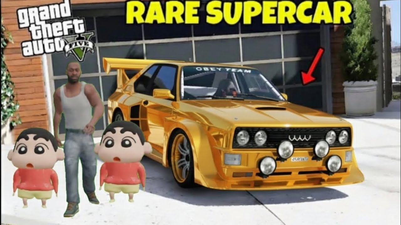 Stealing golden rarer car for schinshan pinchan and ria in indian bike driving 3d 