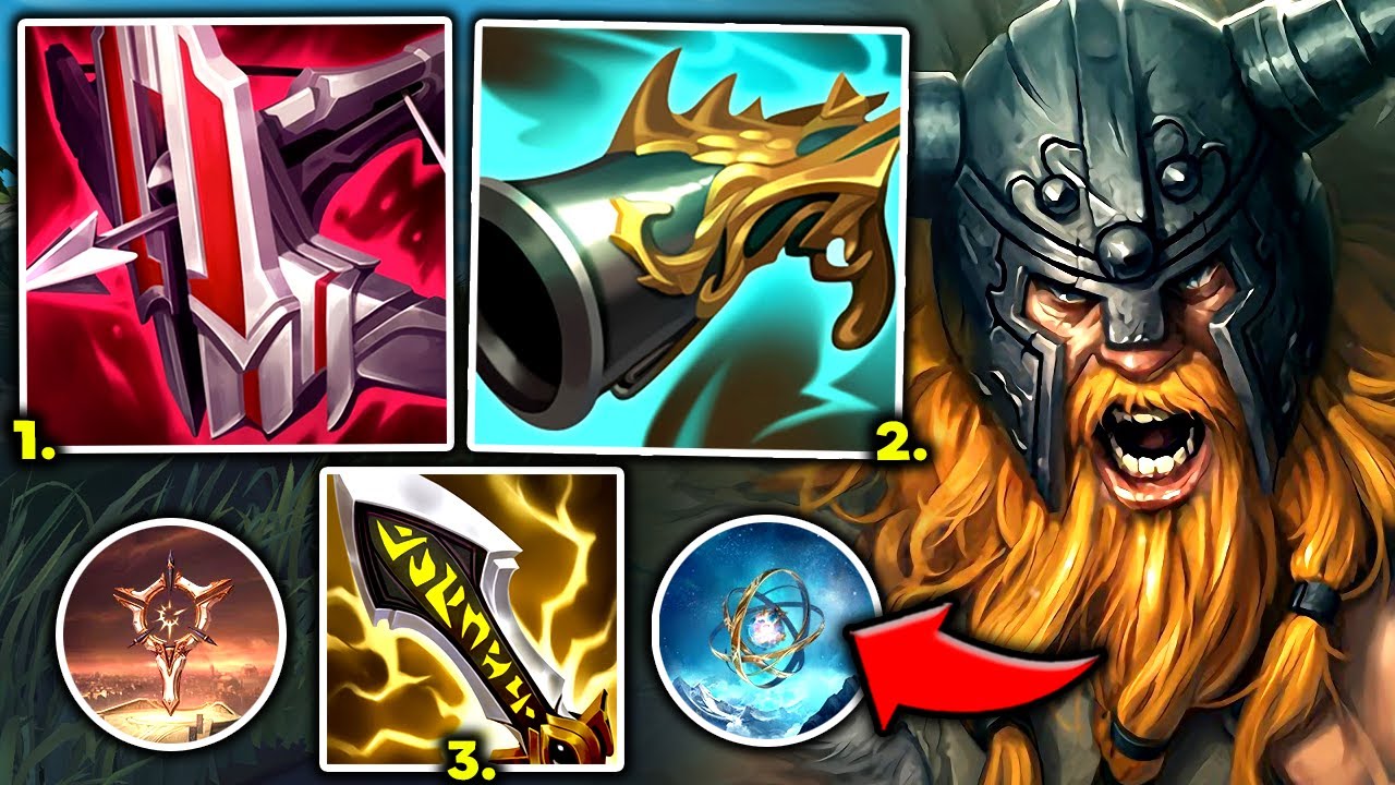 OLAF TOP IS LEGIT UNFAIR TO PLAY AGAINST (100% CRIT OLAF) - S13 Olaf TOP Gameplay Guide