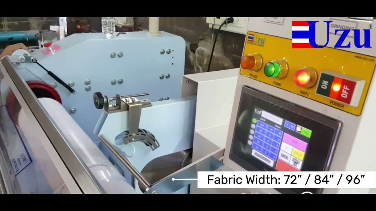 UZU UZ‑831A RD | Automatic Strip Cutting, Bias Making & Rewinding Machine | Glory Trade Centre Ltd.