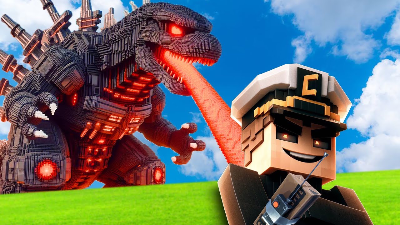 MECHAGODZILLA is HUNTING ME!? - Teardown Mods Gameplay