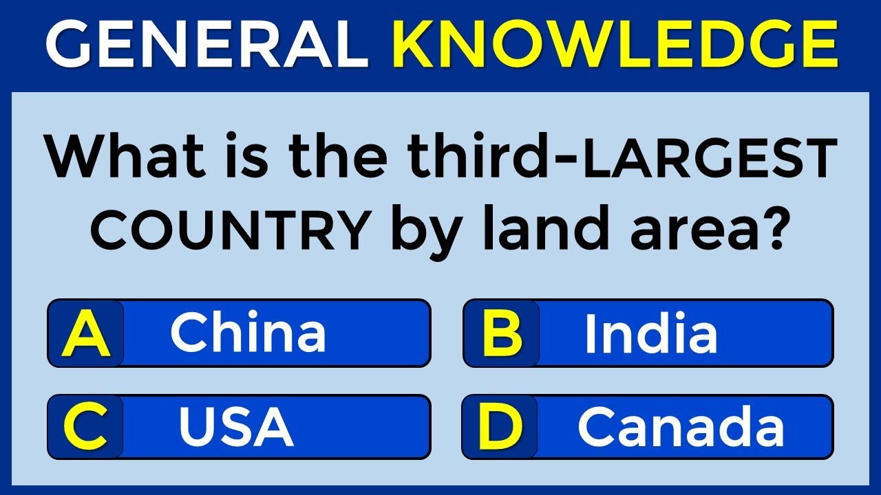 How Good Is Your General Knowledge? Take This 35-question Quiz To Find Out! #challenge 131