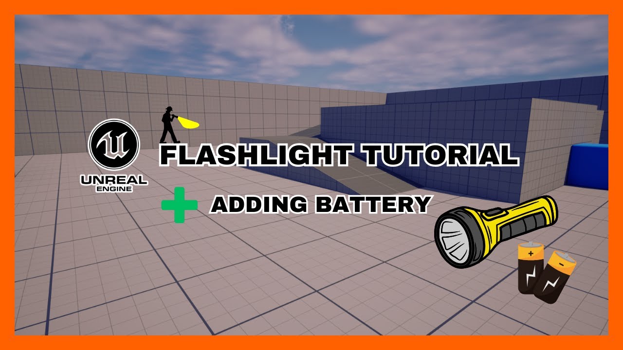How To Create Battery For Flashlight (2/4) - Unreal Engine 5 Tutorial