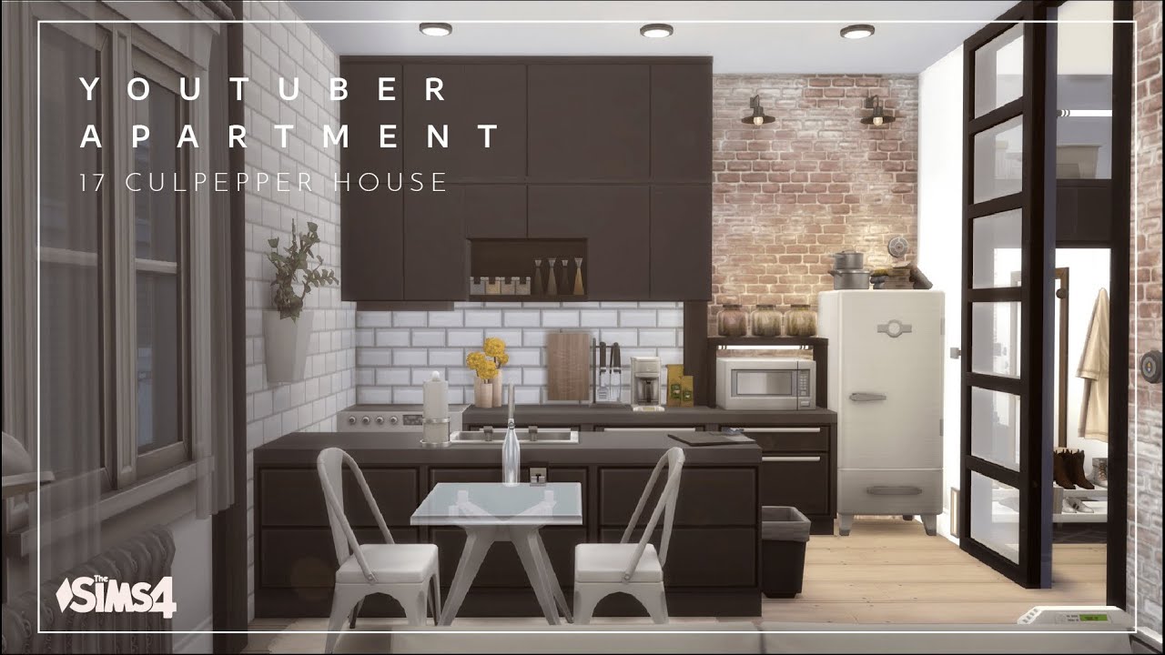 YouTuber Apartment | No CC | The Sims 4 Stop Motion Build