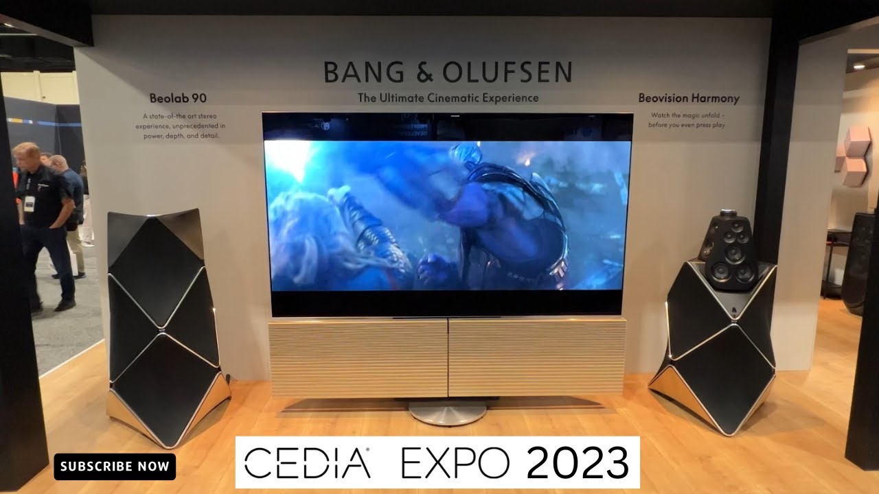 Bang and Olufsen Home Theater Gear at Cedia 2023 - Most Inspiring Gear at the show!