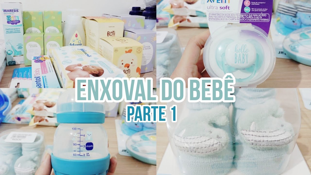 TUDO QUE TEMOS PARA O ENXOVAL DO BEBÊ - COM 22 SEMANAS 💙