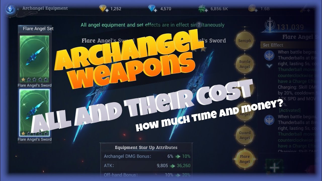 MU Origin 3 Archangel Weapons ⚔️  How much time and money💰 do you need to collect them all ?