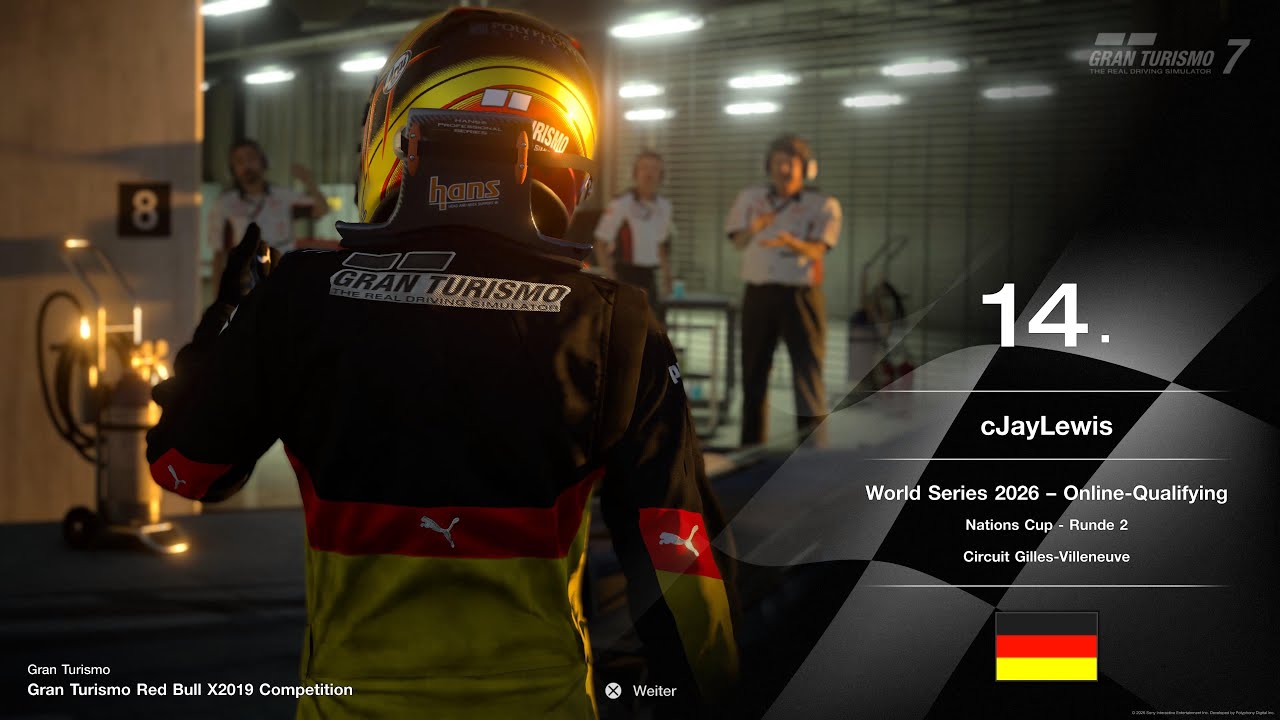 Gran Turismo 7 /World Series 2026 -Online-Qualifying Nations Cup - Runde 2 Gilles-Villeneuve 19:00