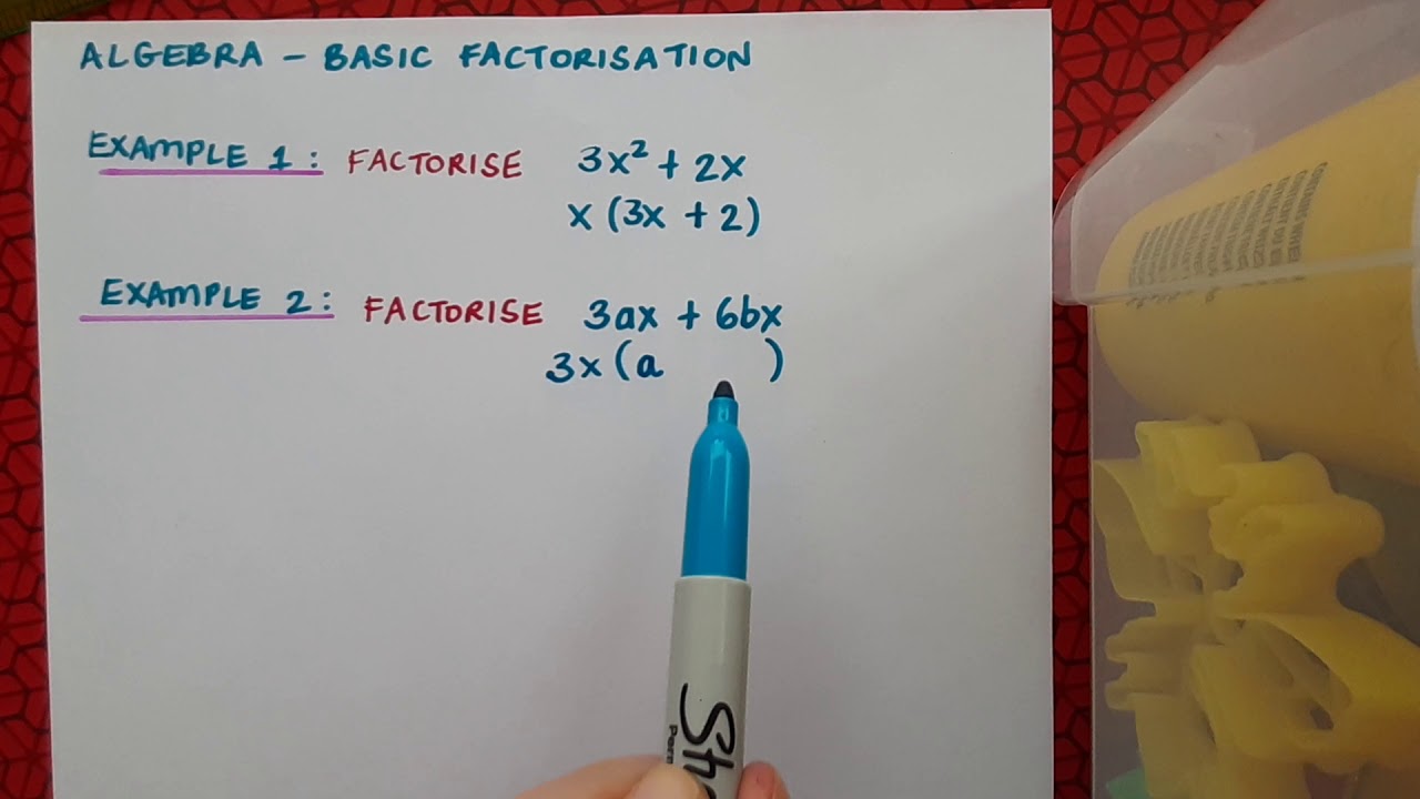 Algebra - Basic Factorisation