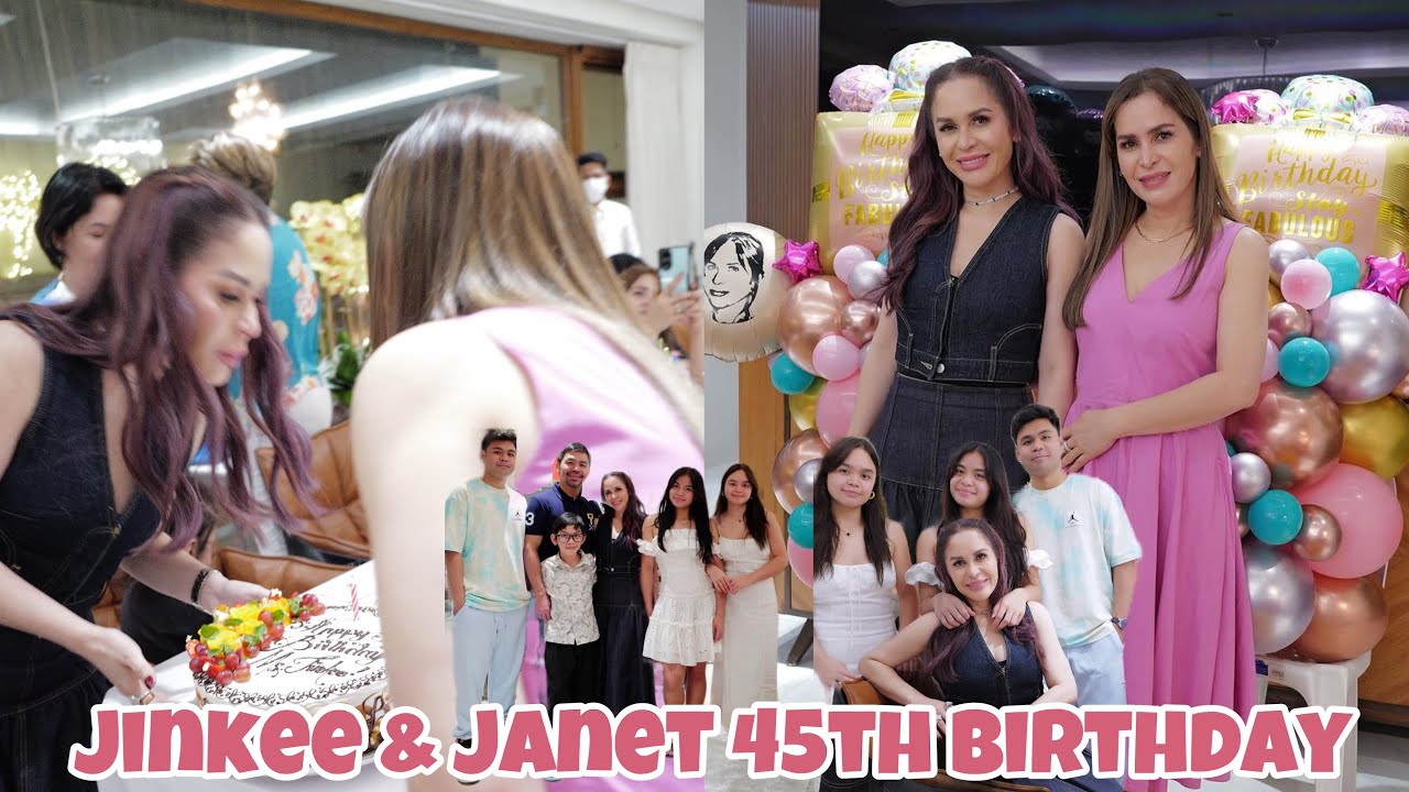 JINKEE PACQUIAO & JANET JAMORA BIRTHDAY CELEBRATION SA MAKATI MANSION NINA MANNY AT JINKEE PACQUIAO