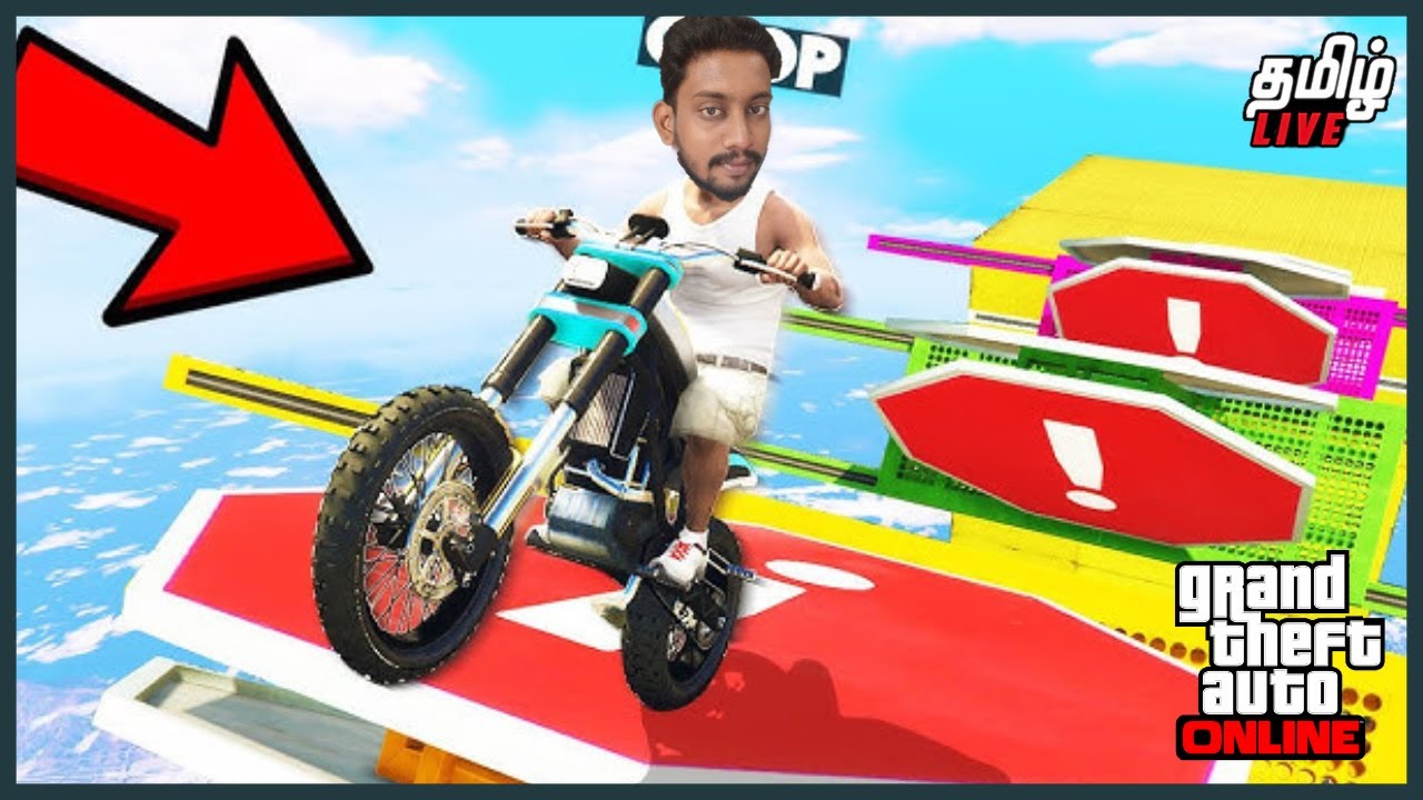 🔴 Grand Theft Auto 5 Online Tamil LIVE | New Best Races & Skill test Parkour Challange