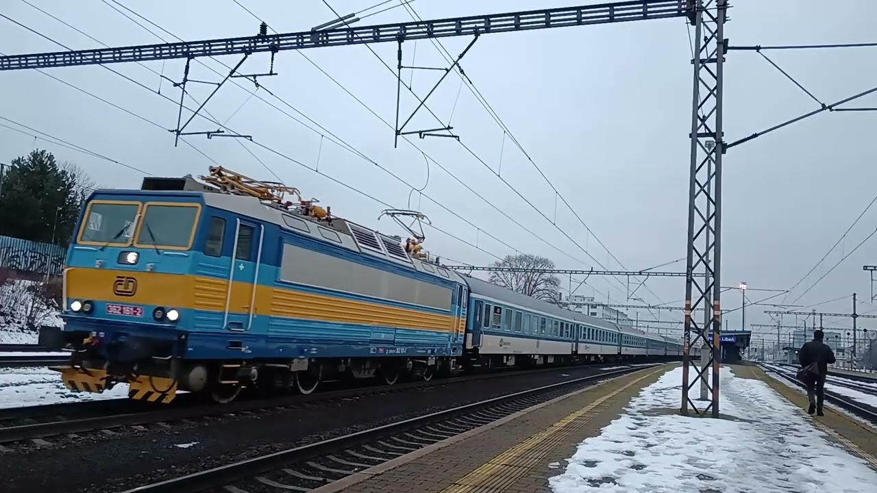Vlaky Praha - Libeň 16.1.2025