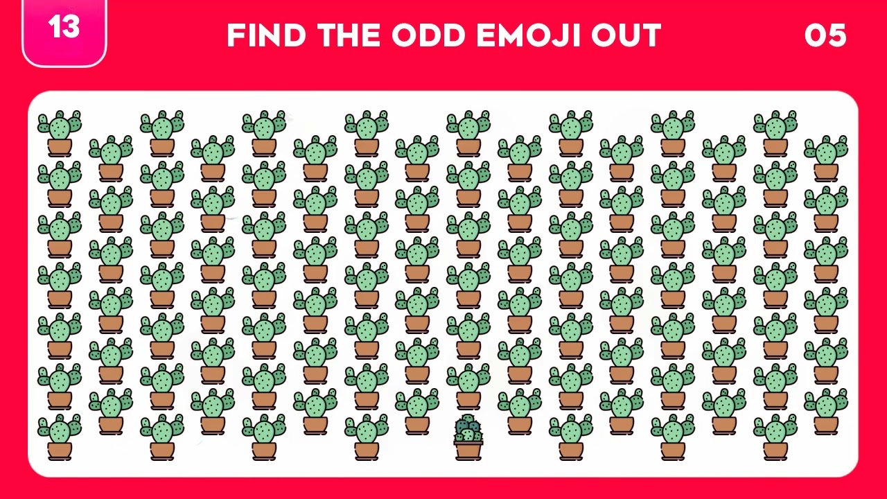 Find The Odd One Out | Emoji Quiz