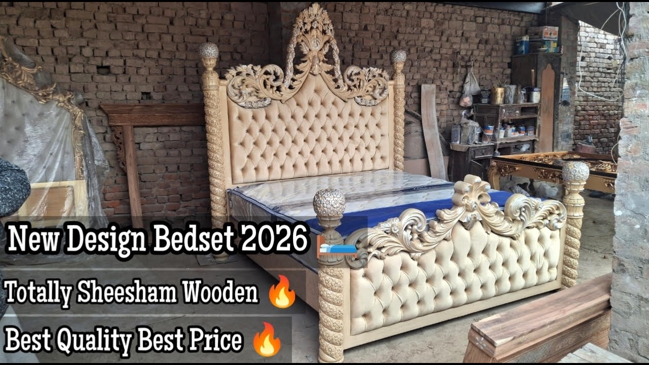 Modern Chiniot Furniture Design 2026 / Chinioti Furniture With Price Chiniot Furniture Market