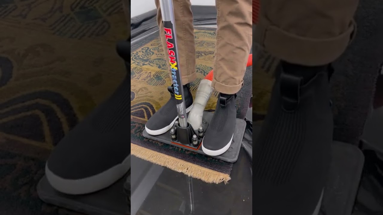 Satisfying Rug Extraction #cleaning #satisfying #asmr