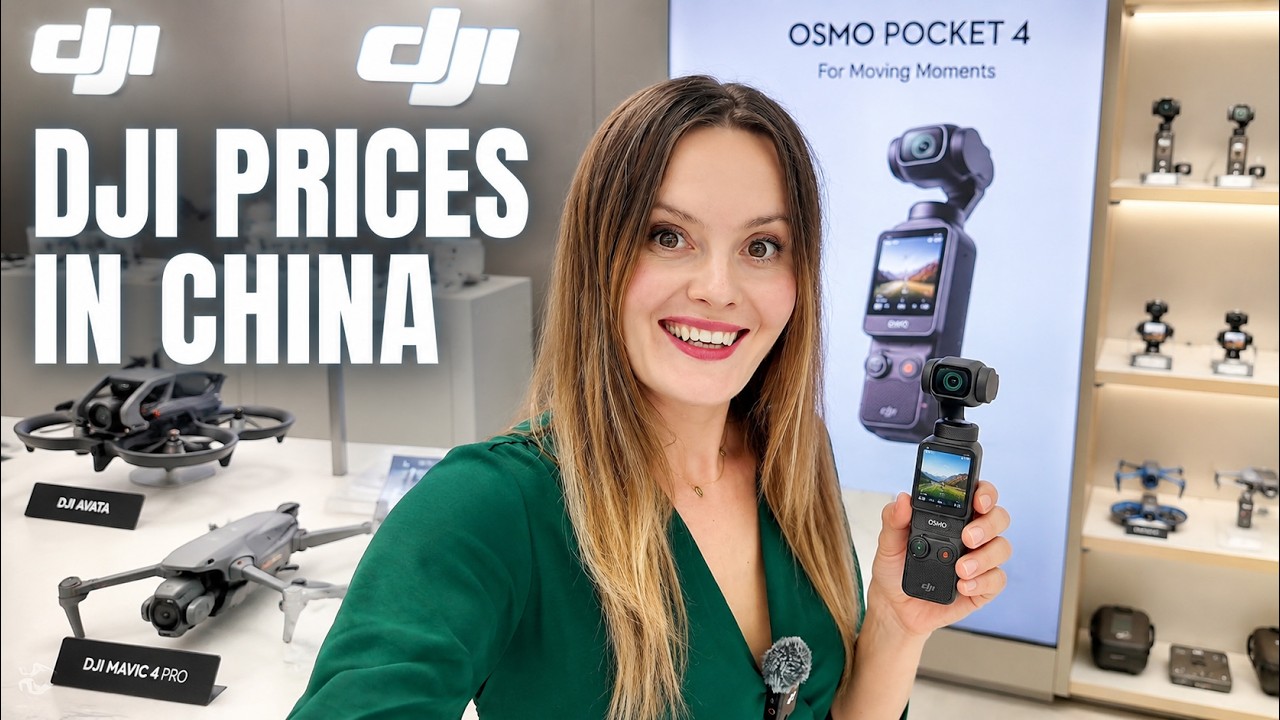 How Much Does DJI Cost in China? Cameras, Drones & Vacuums + I Bought the NEW Osmo Pocket 4!