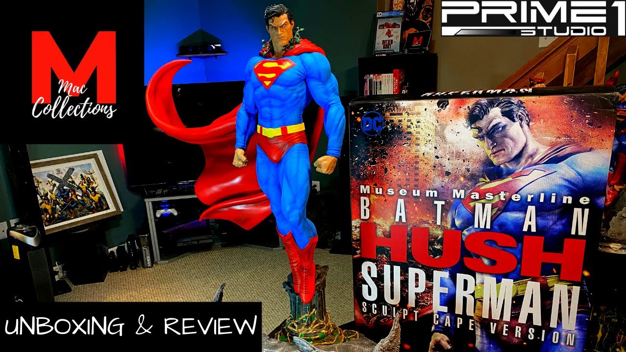 UNBOXING & REVIEW: HUSH SUPERMAN SCULPTED CAPE STATUE By PRIME 1 STUDIO