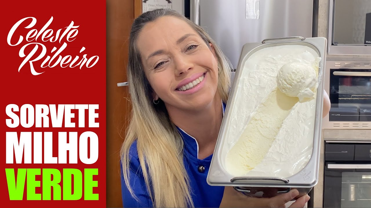 Sorvete de Milho Verde Natural 🌽