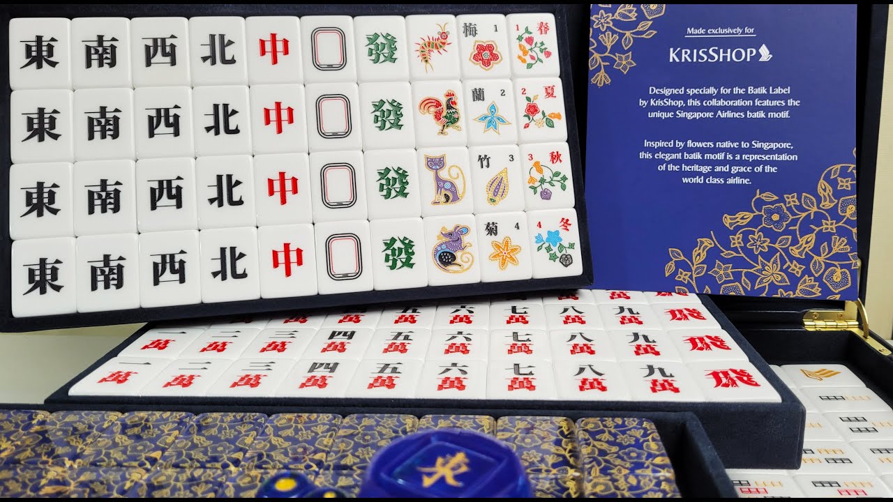 Unboxing Singapore Airlines Limited Limited Edition Mahjong Set