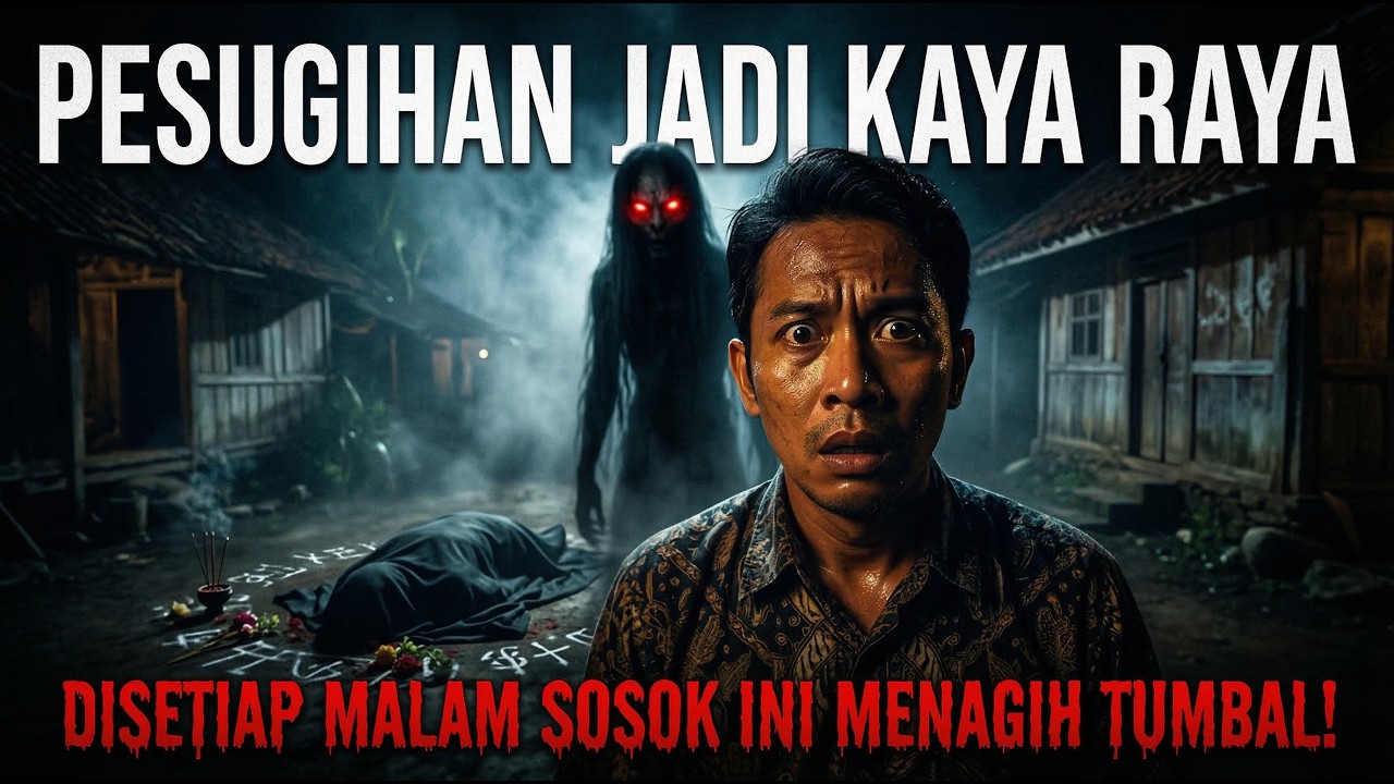 KISAH PESUGIHAN KAYA MENDADAK… TAPI SETIAP MALAM ADA YANG DATANG MENAGIH TUMBAL!