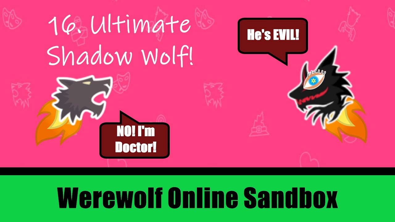Ultimate Shadow Wolf! | Werewolf Online Sandbox 16