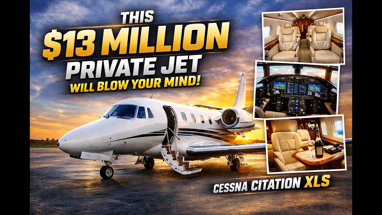 Inside a $13 Million Cessna Citation XLS | Ultimate Private Jet Tour ✈️