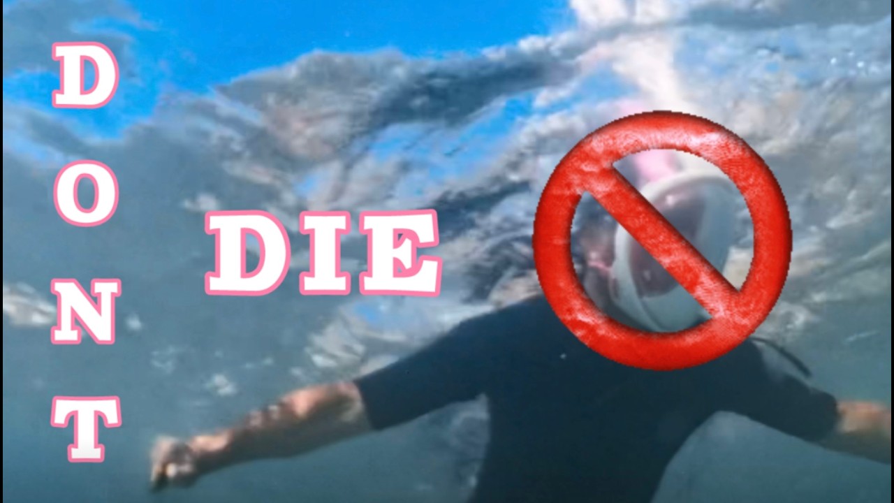 DANGEROUS Full Face Snorkel Mask Review | Safety Warning: Snorkel gear to NEVER use!