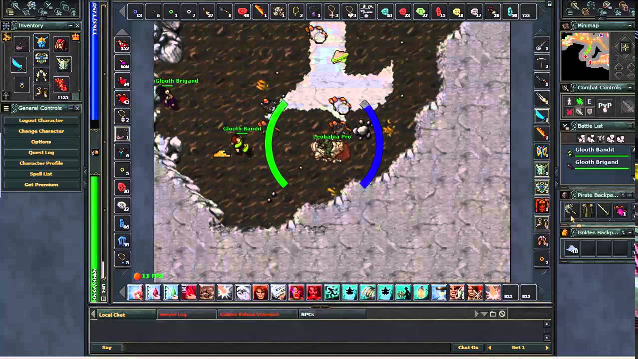 Tibia - Oramond - Glooth Factory - Glooth bandit e brigand (-1Sul)