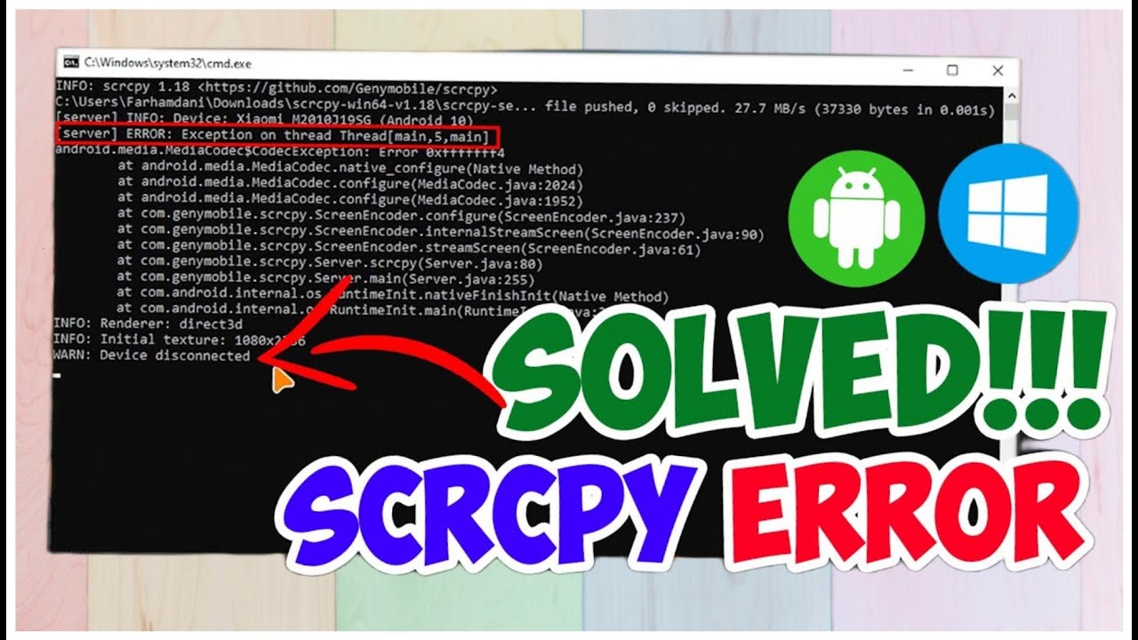 Cara Mengatasi Scrcpy Error Terbaru 2024 100% Berhasil - How To Fix Scrcpy SOLVED!!!