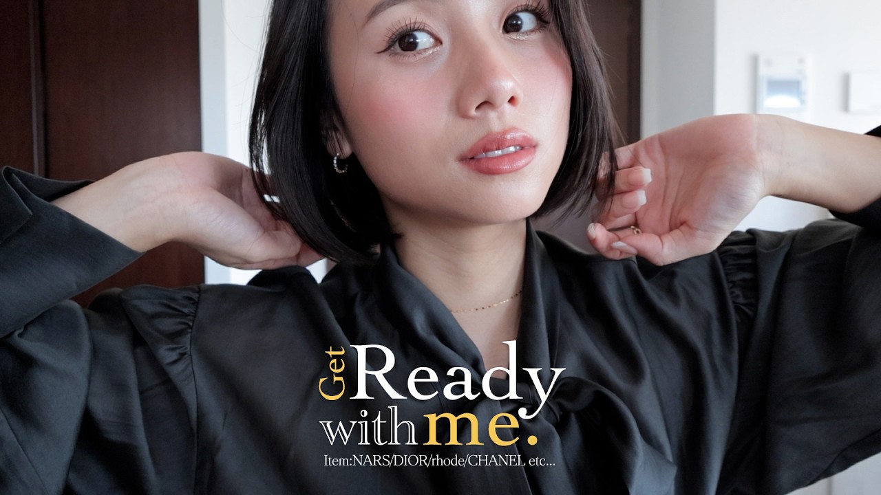 【GRWM】イベント前の準備🪞いつもより華やかなピンクメイクをしてみたよ🌸💖