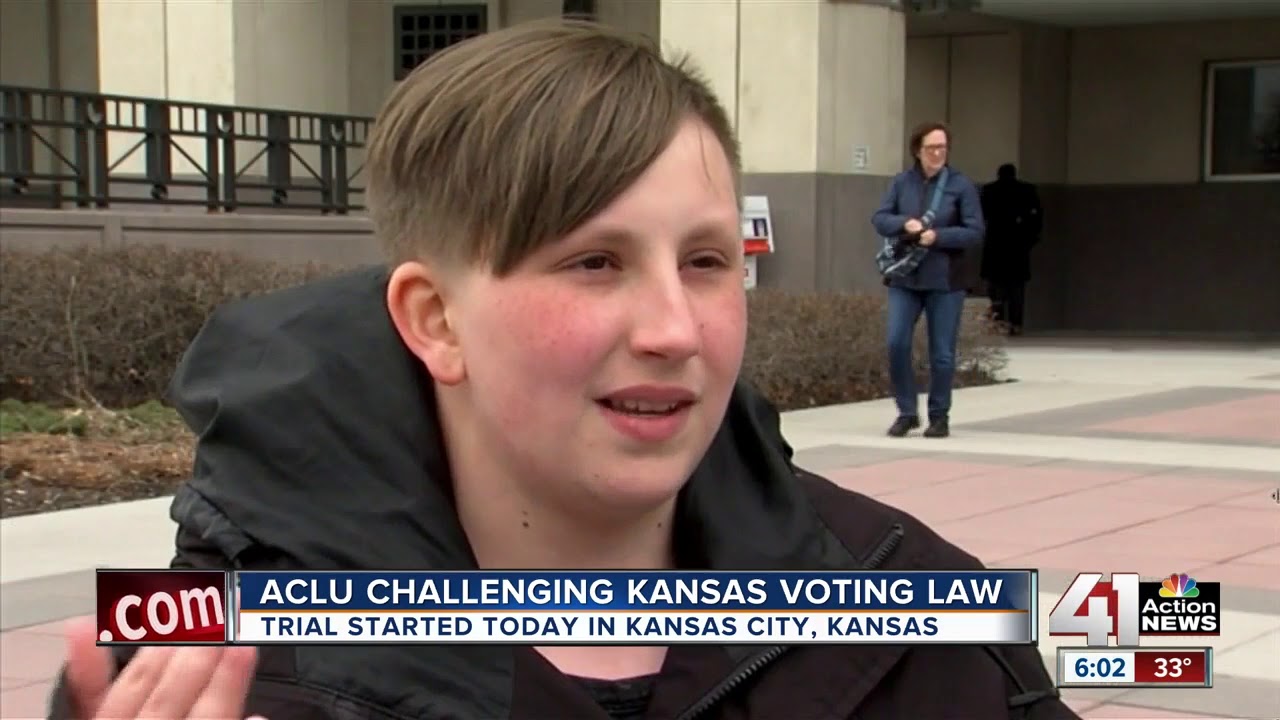 ACLU challenges Kansas voting law