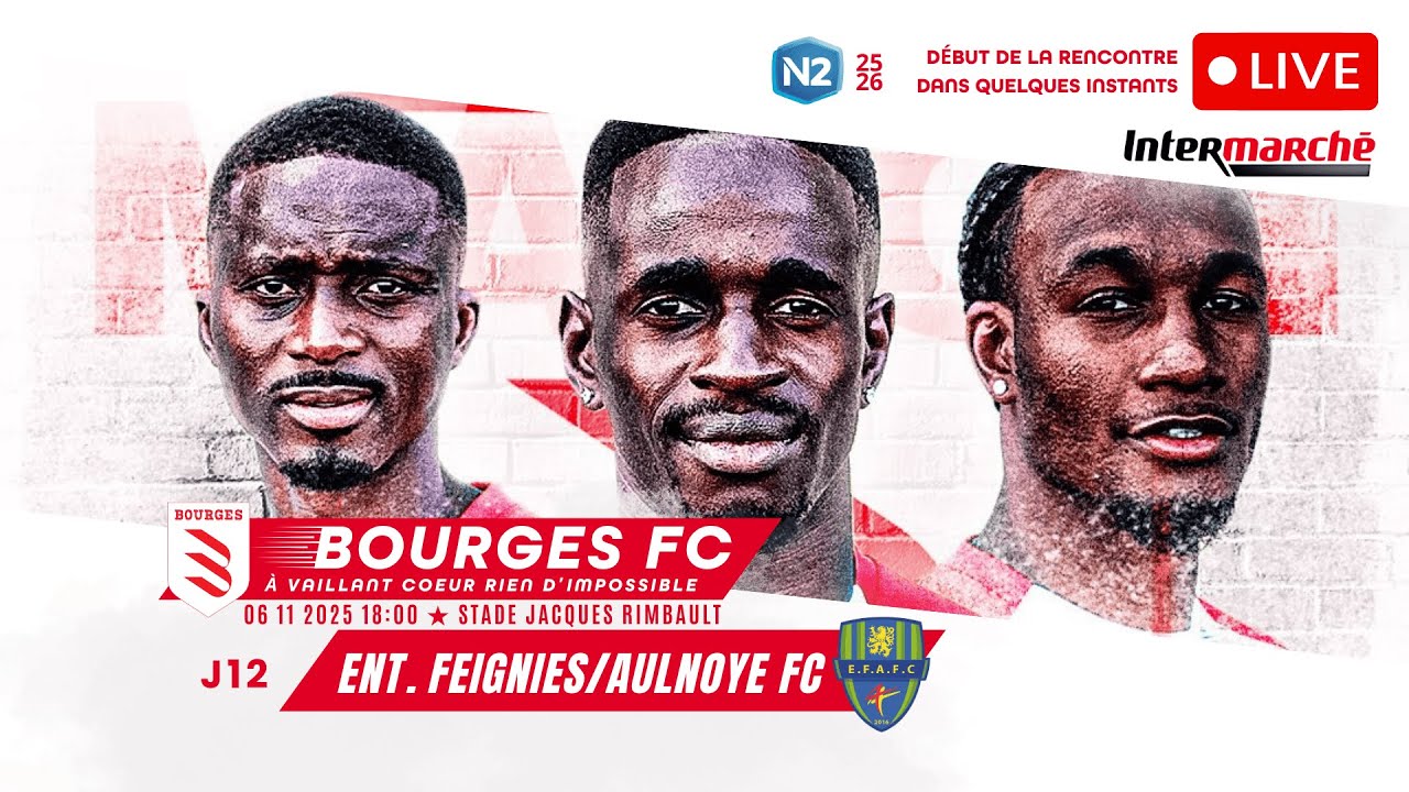 REPLAY : BOURGES FC vs ENTENTE FEIGNIES/AULNOIS FC (0-3)