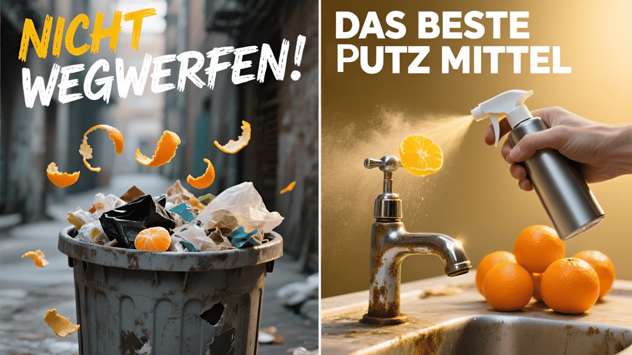 Wirf das NIE weg! 🍊 (Mach daraus den besten Reiniger der Welt)