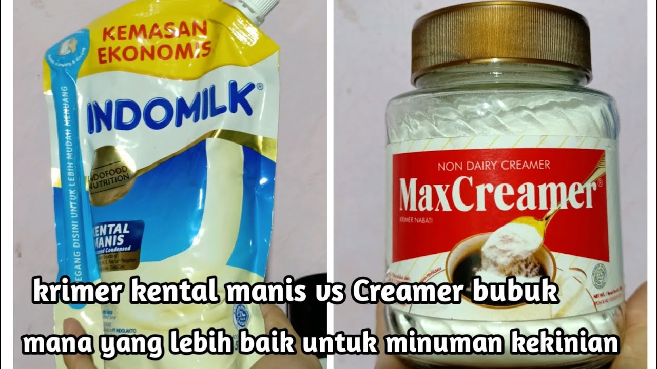 antara Creamer bubuk vs SKM, mana yang lebih enak dan worth it untuk minuman kekinian