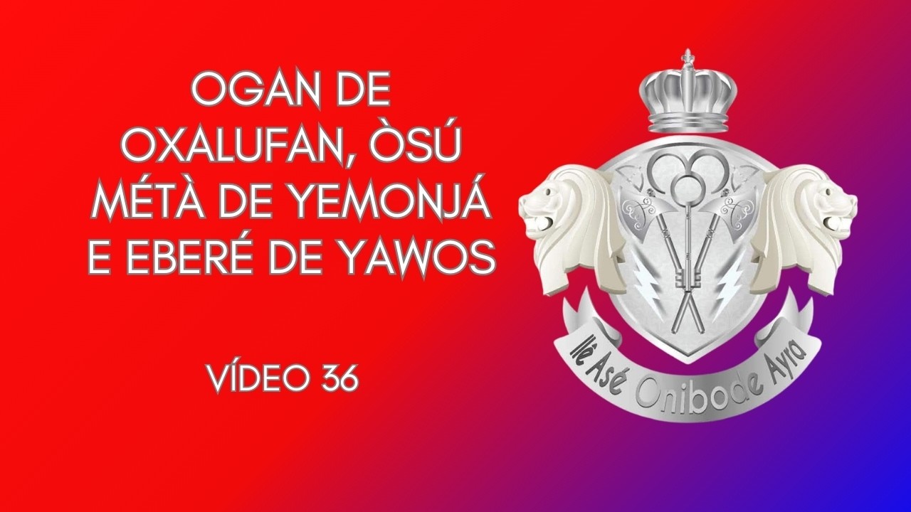 Ogan de Oxalufan, Òsú Métà de Yemonjá e Eberé de Yawos em Ilê Asé Onibodê Ayra 27012024  video36