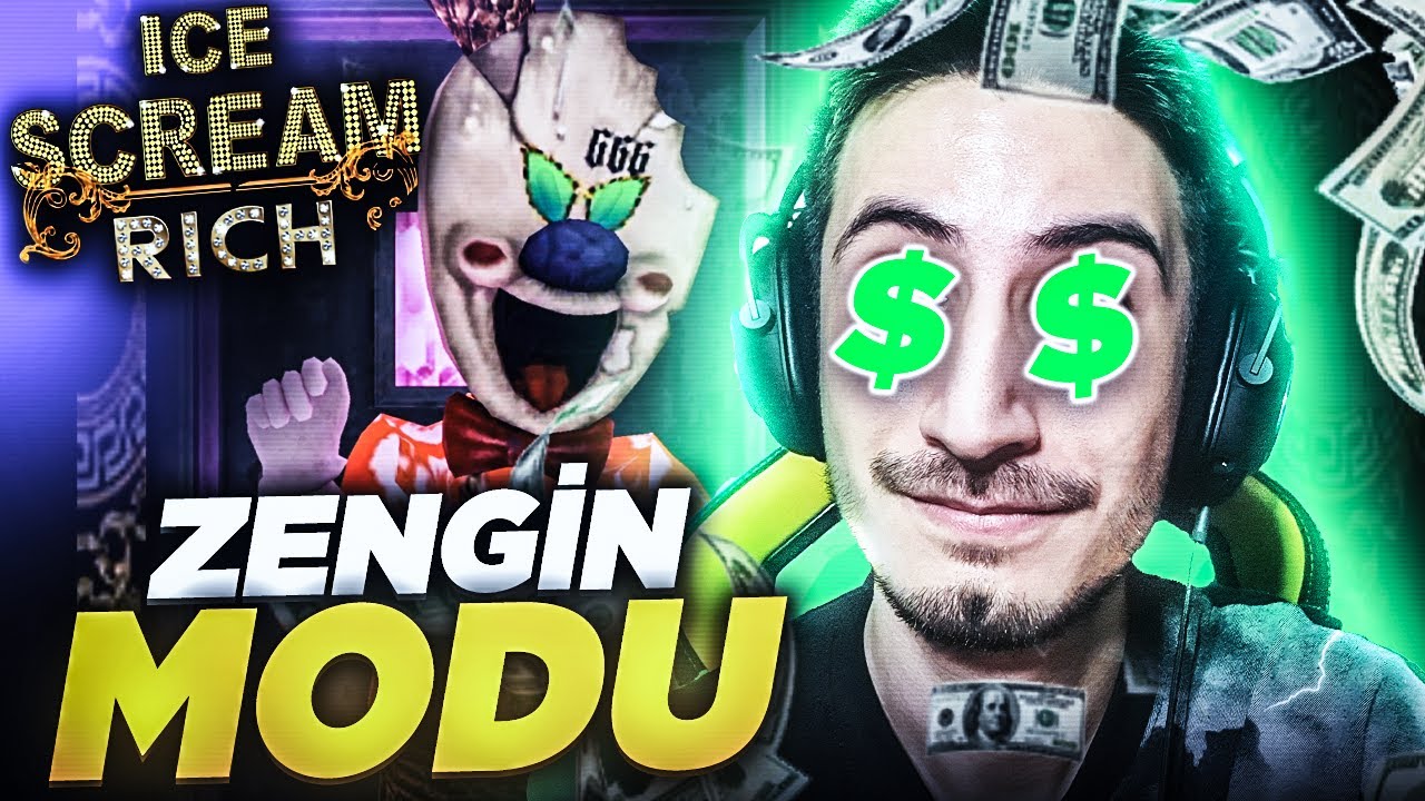 DOLAR ZENGİNİ DONDURMACI ROD 💵 | ICE SCREAM 4 (ZENGİN MODU)