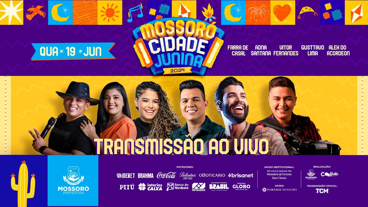 MCJ 2024 Ao Vivo | Gusttavo Lima, Vitor Fernandes, Adna Santana, Farra de Casal e Alex do Acordeon