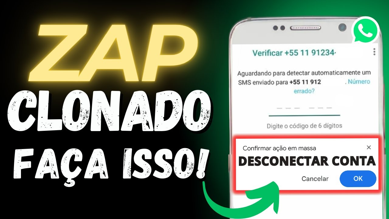 COMO RECUPERAR WHATSAPP CLONADO IMEDIATAMENTE em menos de 1 minuto