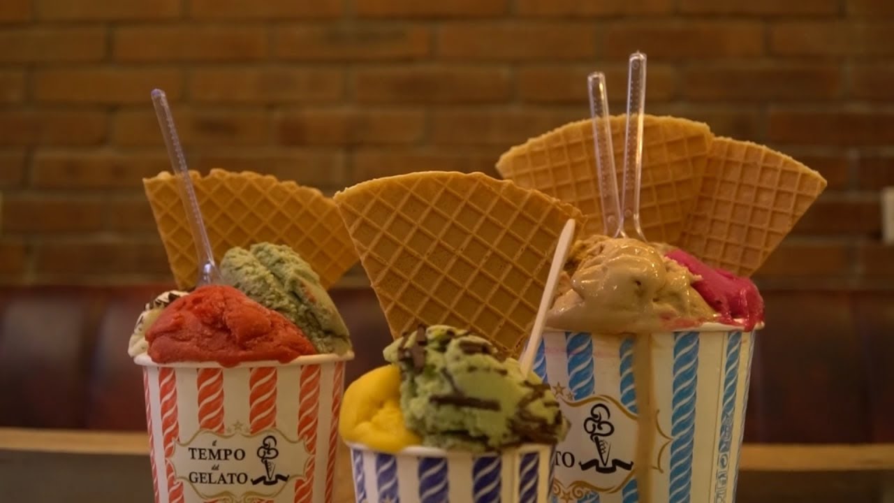 60 Varian Rasa, di Kedai Tempo Gelato