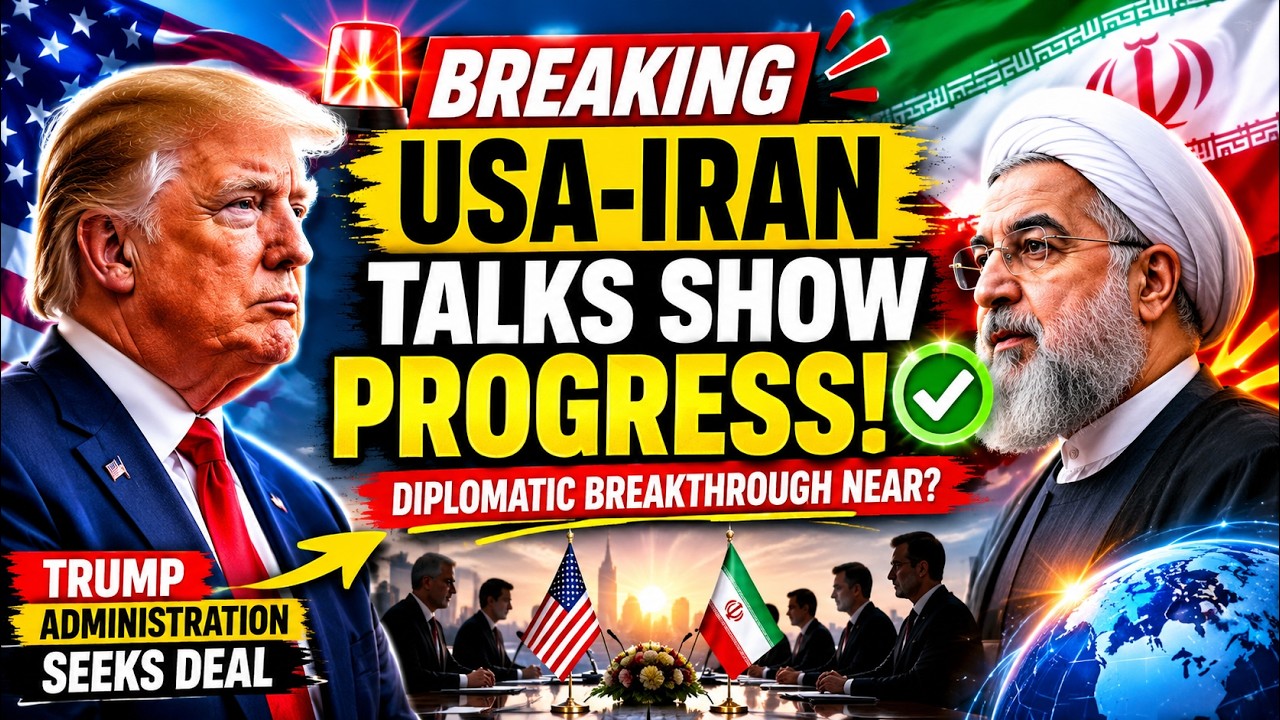 🚨 BREAKING: USA-Iran Talks Show Progress | Trump Administration Seeks Diplomatic Breakthrough Near?