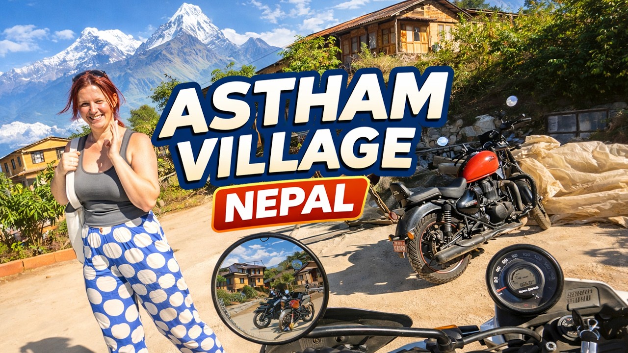 Ashtam Village Nepal Day 03 | Hidden Himalayan Village Near Pokhara | Bike Ride to Annapurna View